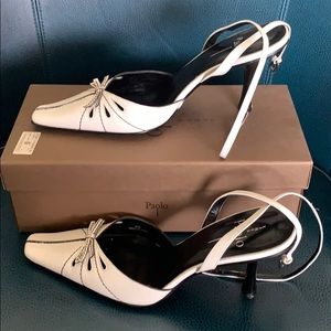 Paolo Valerie style white pump